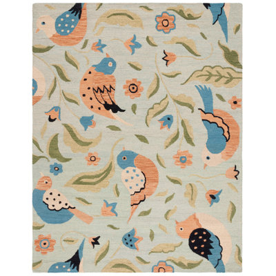 Alston Hand Hooked Wool Floral Rug