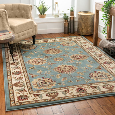 Lankford Oriental Synthetic Area Rug
