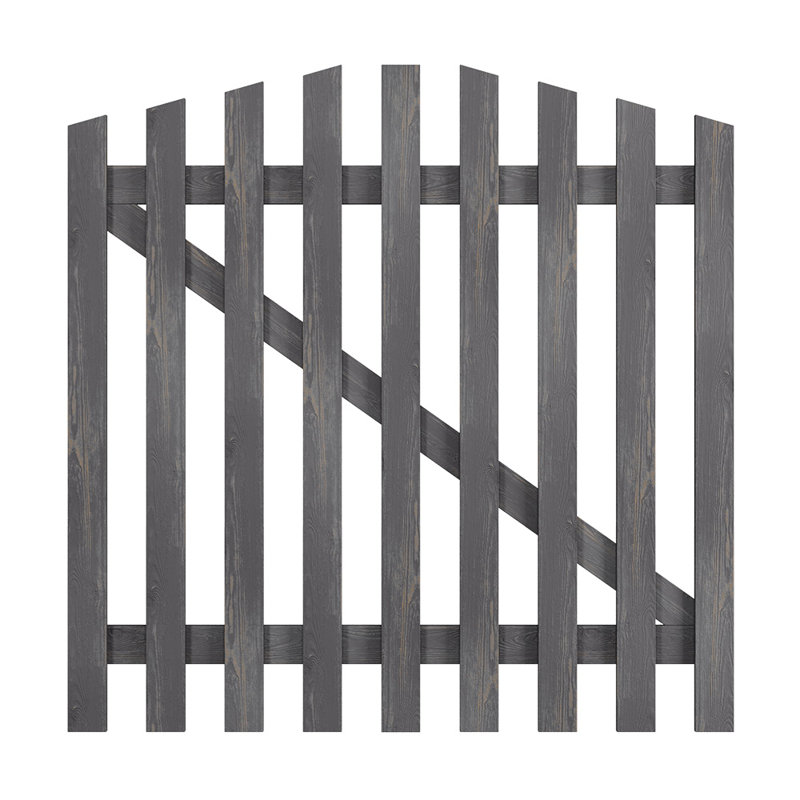 Adelheid Wood Gate, Grey, 120cm H x 120cm W x 5cm D