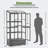 Cold Frame Greenhouse,3 Tier Garden Cold Frame with Drawer and Shelves-96601873