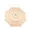 Parasol d'extérieur automatique à 3 niveaux de 10 pi - Kaki avec auvent facile à utiliser et ventilation en aluminium pour la structure du patio