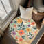 Tapis tressé pétales en pleine floraison-106464163