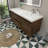 Single Bathroom Vanity with Acrylic Top-1374664417
