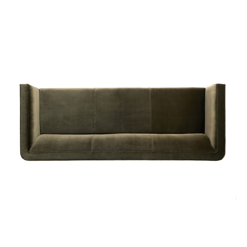 Phillip Sofa, Surrey Olive Polypropylene / Olefin