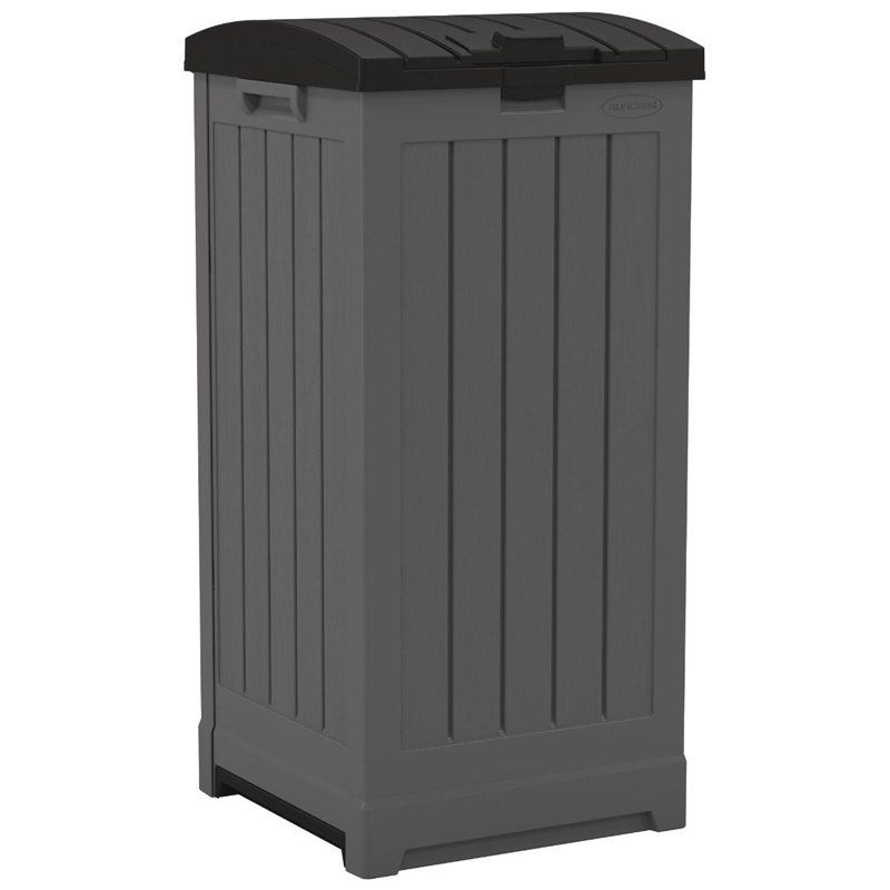 Poubelle de patio d'extérieur 39 gallons Suncast