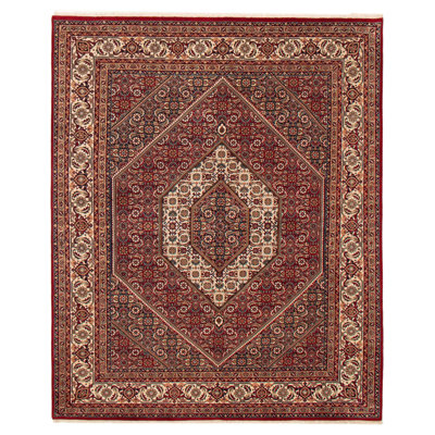 Bijar Red Rug 6'6" x 7'11"