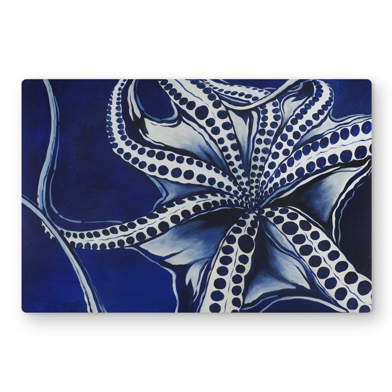 Dancing octopus - Minerals Contemporary metal print for decor