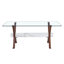 Table de salle à manger Elegant Transparent-857560607