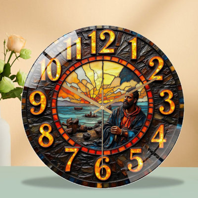 Horloge murale artisanale 12 po