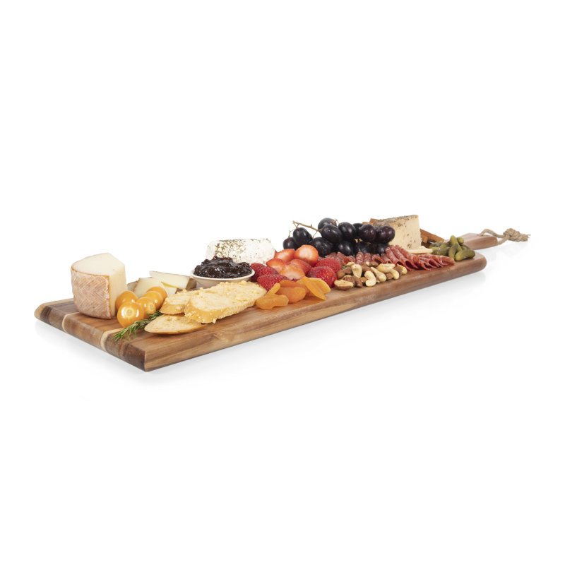 Planche à servir Dunson Artisan Charcuterie Acacia, 0,75 po H x 30 po L x 8 po l