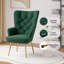 Bastoam 50Cm Wide Tufted Velvet Wingback Chair-2121022495
