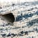 Tapis bleu / blanc Knupp