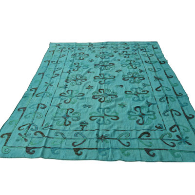 Tapis turquoise Oldfield