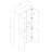 Olea Wide 4-Door Bookcase With Open Storage-106679513