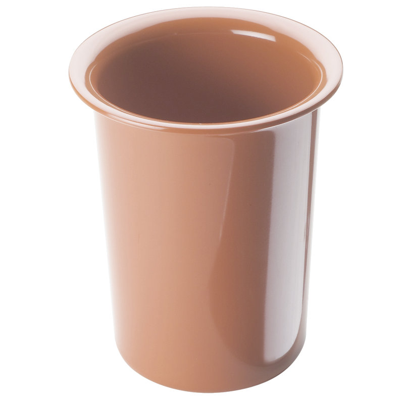 Solid Melamine Cylinder, Terra Cotta