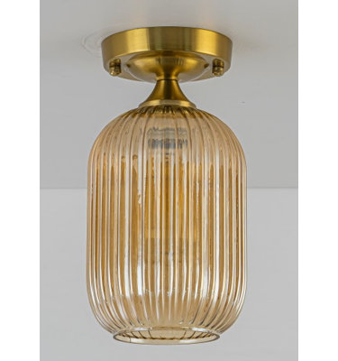 Plafonnier encastré 1 lumière Amberwyn Home