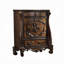 Ensemble de chambre à coucher de luxe en bois massif 7 pièces comprenant un lit, un bureau de coiffeuse, un tabouret de coiffeuse, une commode, 2 tables de chevet et un miroir, sommier nécessaire-202407739