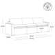 Lana 74" Upholstered Power Reclining Modular Sofa