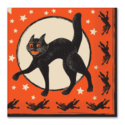 Disposable Paper Halloween Dinner Napkins