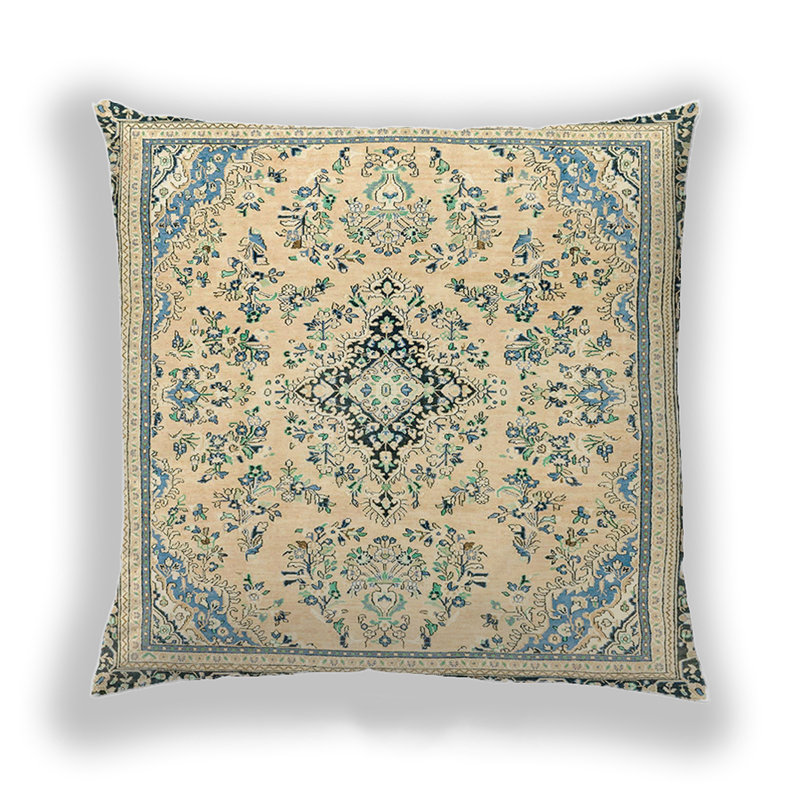 Abstract Reversible Throw Pillow, Microsuede