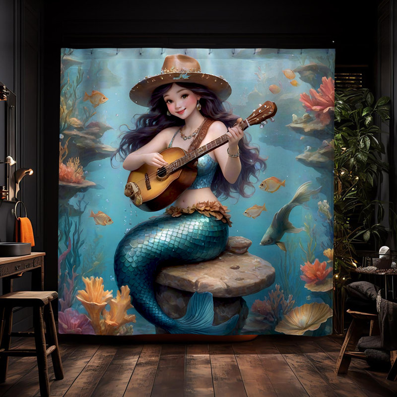 Rideau de douche Aquata Mermaid