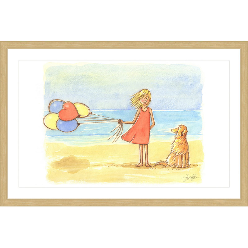 Bell Windy Beach by Phyllis Harris - Print, 61cm H x 91cm W
