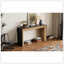 Console élégante Mirod, conception de foyer, simple et fonctionnelle avec plateau en placage de bois de haute qualité, polyvalente pour le couloir, le salon ou le vestibule-631570575
