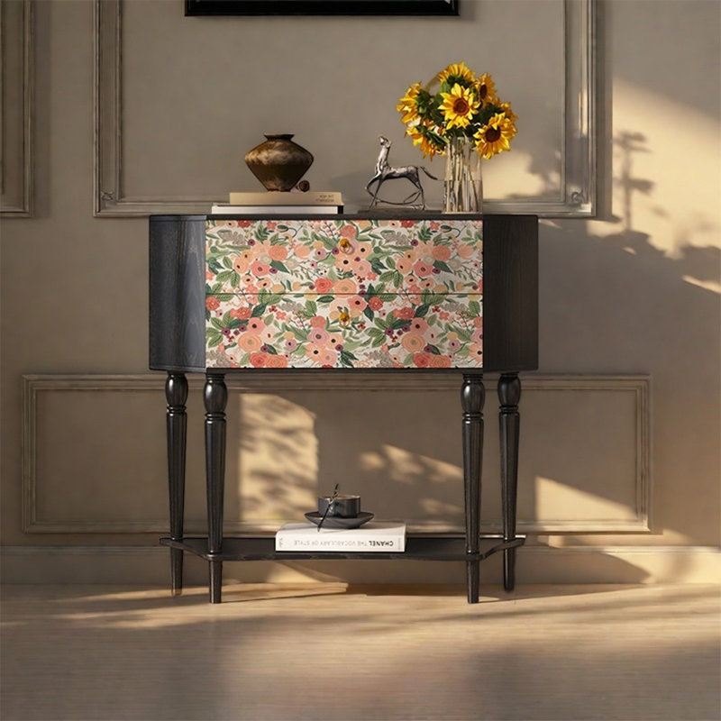 Armoire de rangement spacieuse avec pieds en pin robustes, Noir
