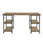 Table de bureau vintage 1 pièce avec 4 tablettes ouvertes