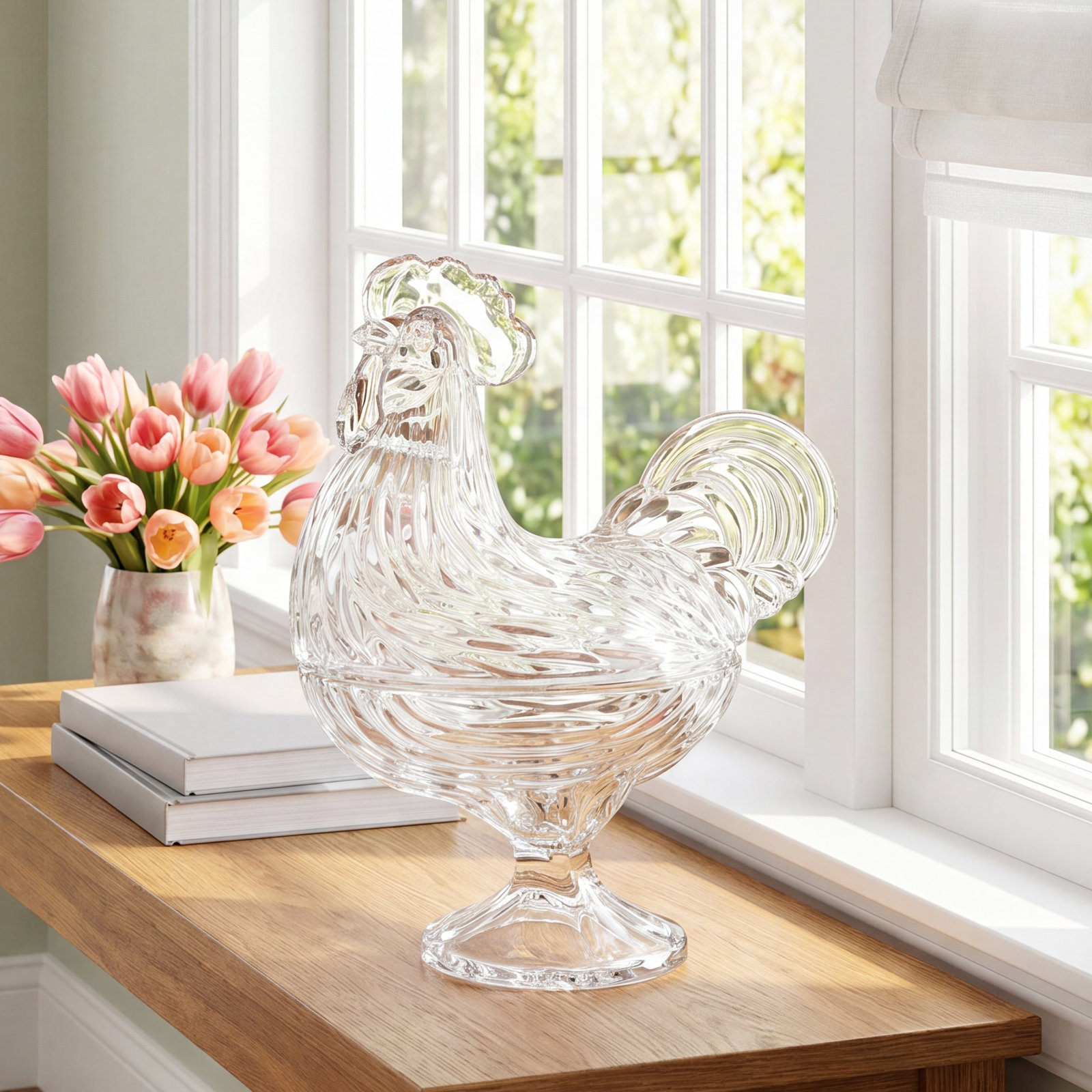 Harvest Rooster Candy Jar