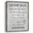 Neutral Laundry Rules Framed Print - Solid Wood-71883370