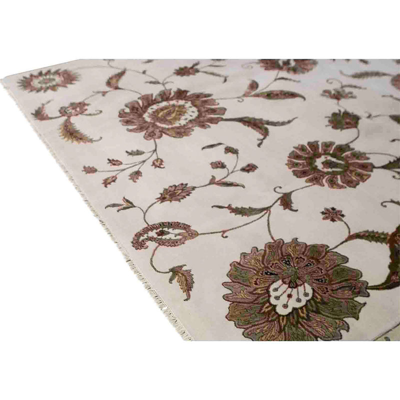 Tapis rectangulaire noué à la main