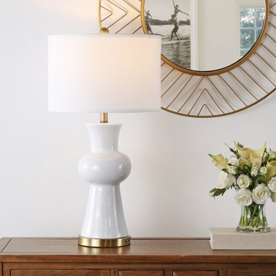Boden Ceramic USB Table Lamp