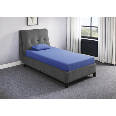 7Inch Full Mattress And Pillow Set Breathable Fabric Gel-Infused Memory Foam Mattress, Mattress In A Box