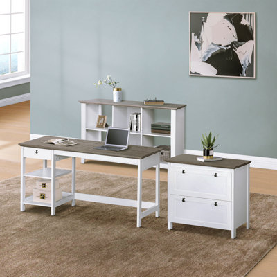 Arshiv 3 Piece Writing Desk Office Set