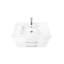 Meuble-lavabo mural de 32 pouces avec tiroirs doubles, système de fermeture en douceur, lavabo en céramique et structure en aluminium - Créez un espace de salle de bain moderne et minimaliste-125515172