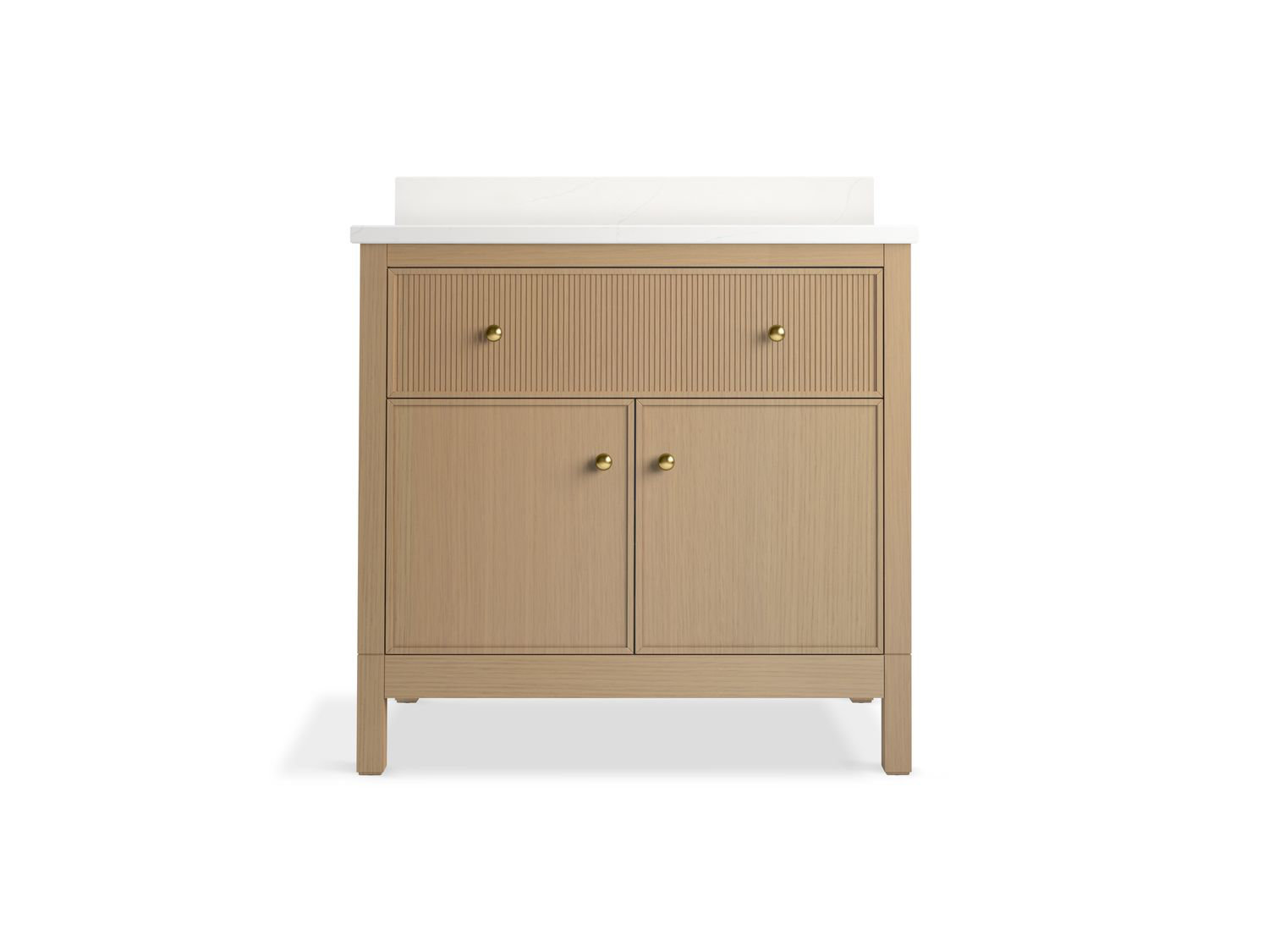 Malin By Studio McGee 36 in. Bathroom Vanity Cabinet With Sink And Quartz Top