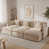 Chenille café clair
