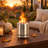 TATAANTY 5.5" Mini Smokeless Wood Burning Tabletop Fire Pit with Carry Bag, Stainless Steel Portable Firepit for Patio, Backyard, Camping & Outdoor