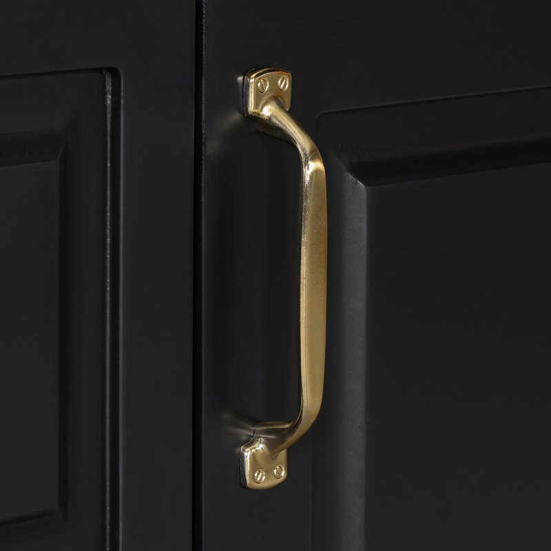 Freestanding Bathroom Cabinet With Flip Drawer, Black