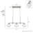 Hunter Saddle Creek 3 Light Linear Chandelier Ceiling Light Fixture-73725801