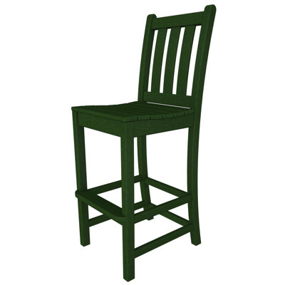 Lakeside POLYWOOD Traditional Garden Bar Side Chair