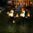Owl Figure Solar LED Lights Outdoor Decorations Resin Pathway Light with Stake-86883990
