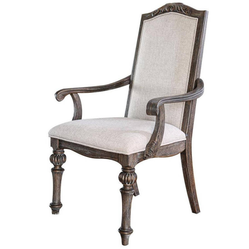 Chaise avec accoudoirs rembourrée Benten