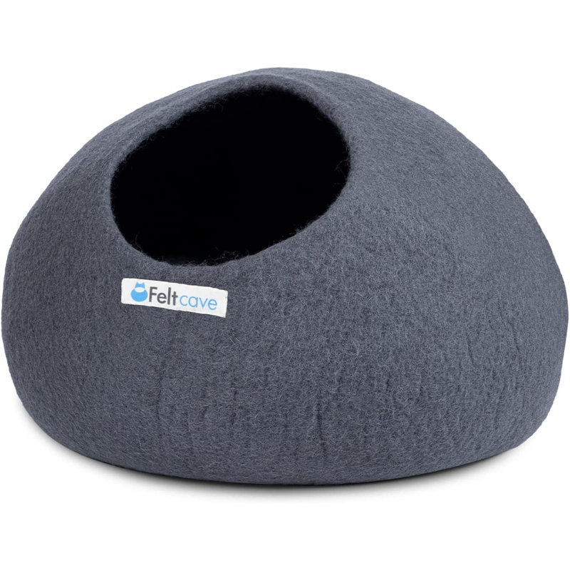 Lit-grotte pour chat Feltcave, Grand (L 20 po x l 20 po), gris