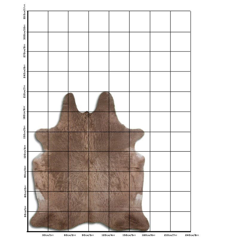 Cowhide Rug Exotic Champagne