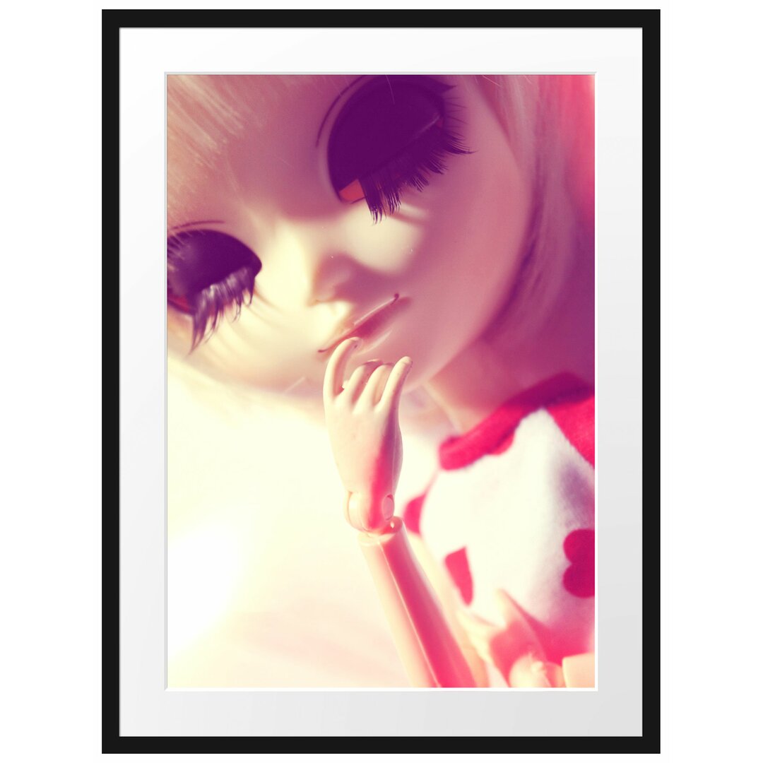 Gerahmtes Poster Pullip-Püppchen mit Wimpern