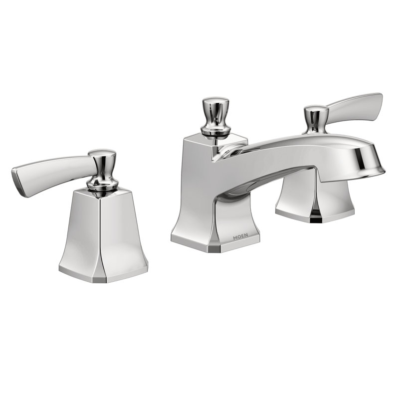 Conway Widespread Bathroom Faucet with Drain Assembly, Chrome