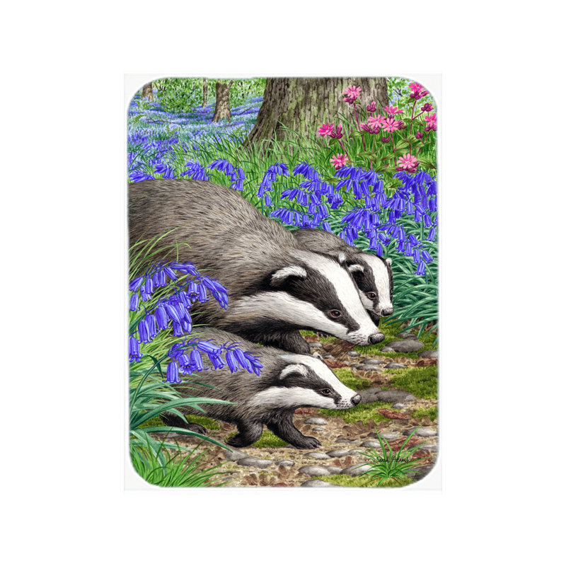 Planche à découper en verre Three Badger
