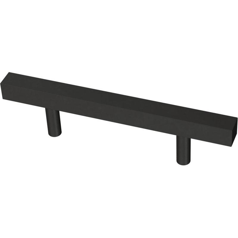 Handle Pull, 6 31/100 Centre to Centre, Matte Black